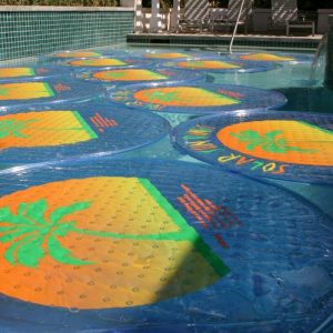 Solar-Abdeckring für Pools