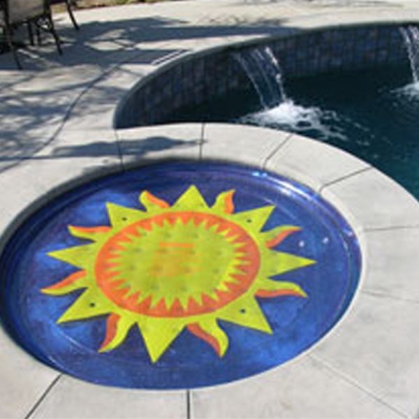 Solar-Abdeckring für Spas