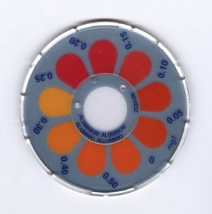 Contour Komparator-Scheibe "ALUMINIUM"