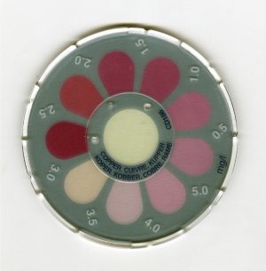 Contour Komparator-Scheibe "KUPFER (Coppercol)"