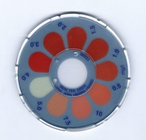 Contour Komparator-Scheibe "EISEN MR"