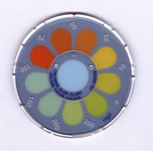 Contour Komparator-Scheibe "CHLOR VHR" 5 - 250 mg/l