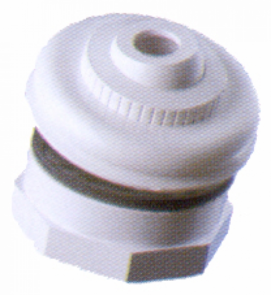 Einlaufdüse MIT Flansch, IG 1,5" / AG 2", Loch 19 mm, für Folien bis 8 mm