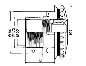 Einlaufdüsen- + Wanddurchführungen-Ersatzteile