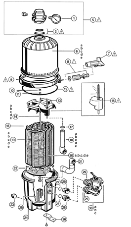Kieselgurfilter-Ersatzeile